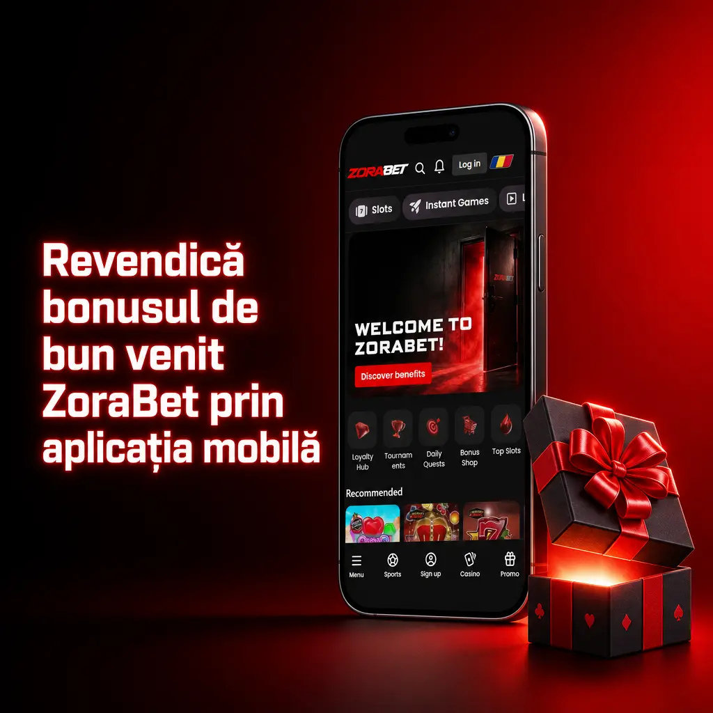 Revendică bonusul de bun venit ZoraBet în aplicația mobilă Android și iOS la primul depozit