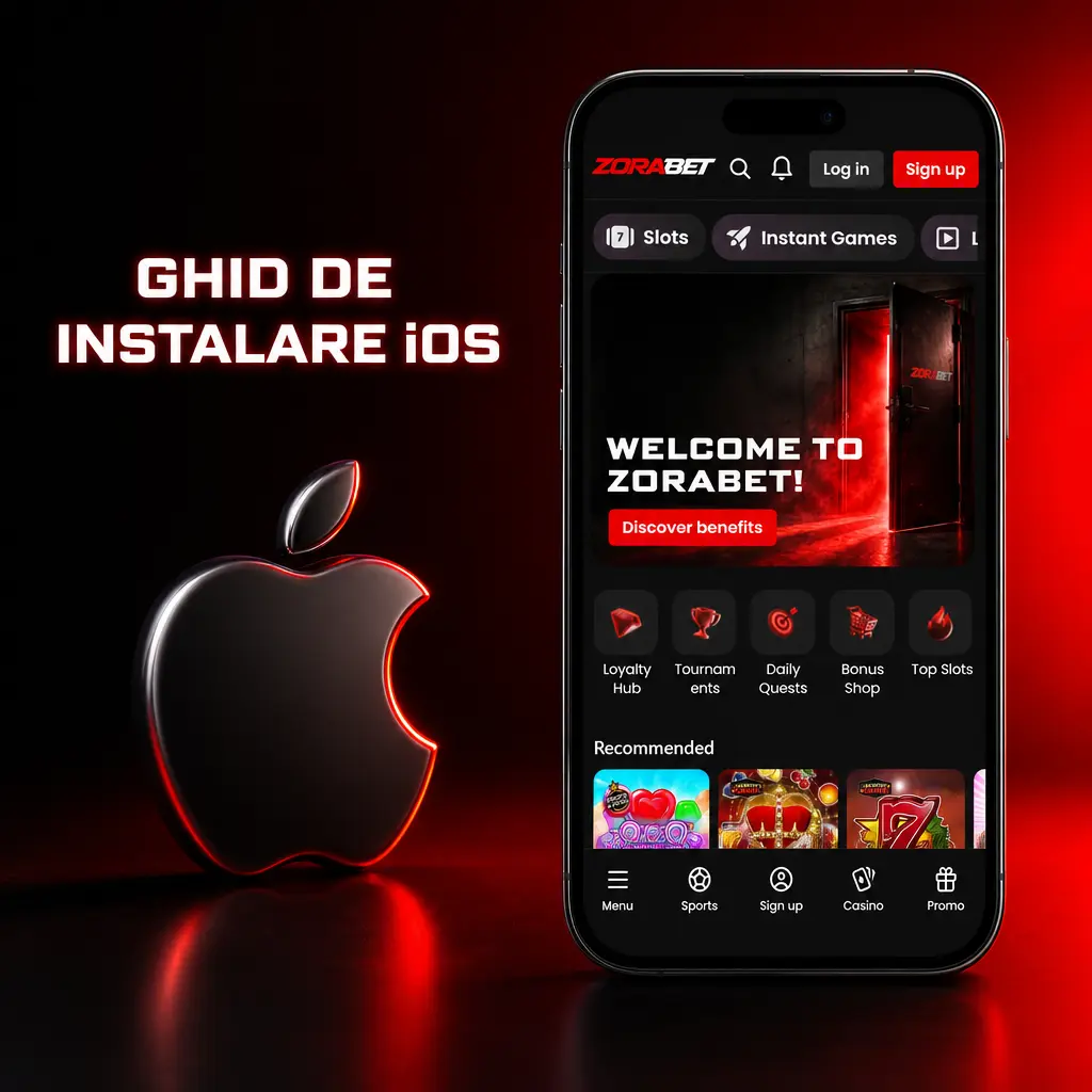 Ghid de instalare iOS pe iPhone cu pași pentru descărcare, autentificare și plasare pariuri tenis