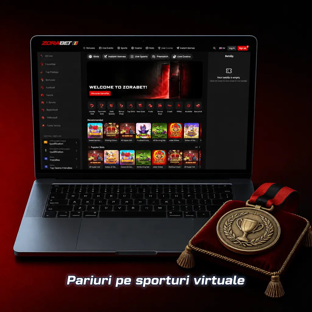 Pariuri pe sporturi virtuale cu fotbal, curse de cai și baschet simulate, cote afișate înainte de start