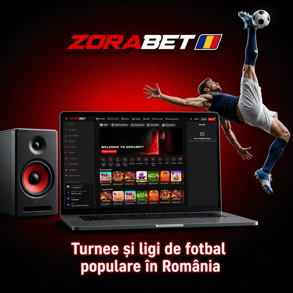 Turnee și ligi de fotbal populare în România pentru pariuri sportive pe ZoraBet